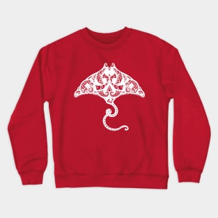 Lace ray white Crewneck Sweatshirt